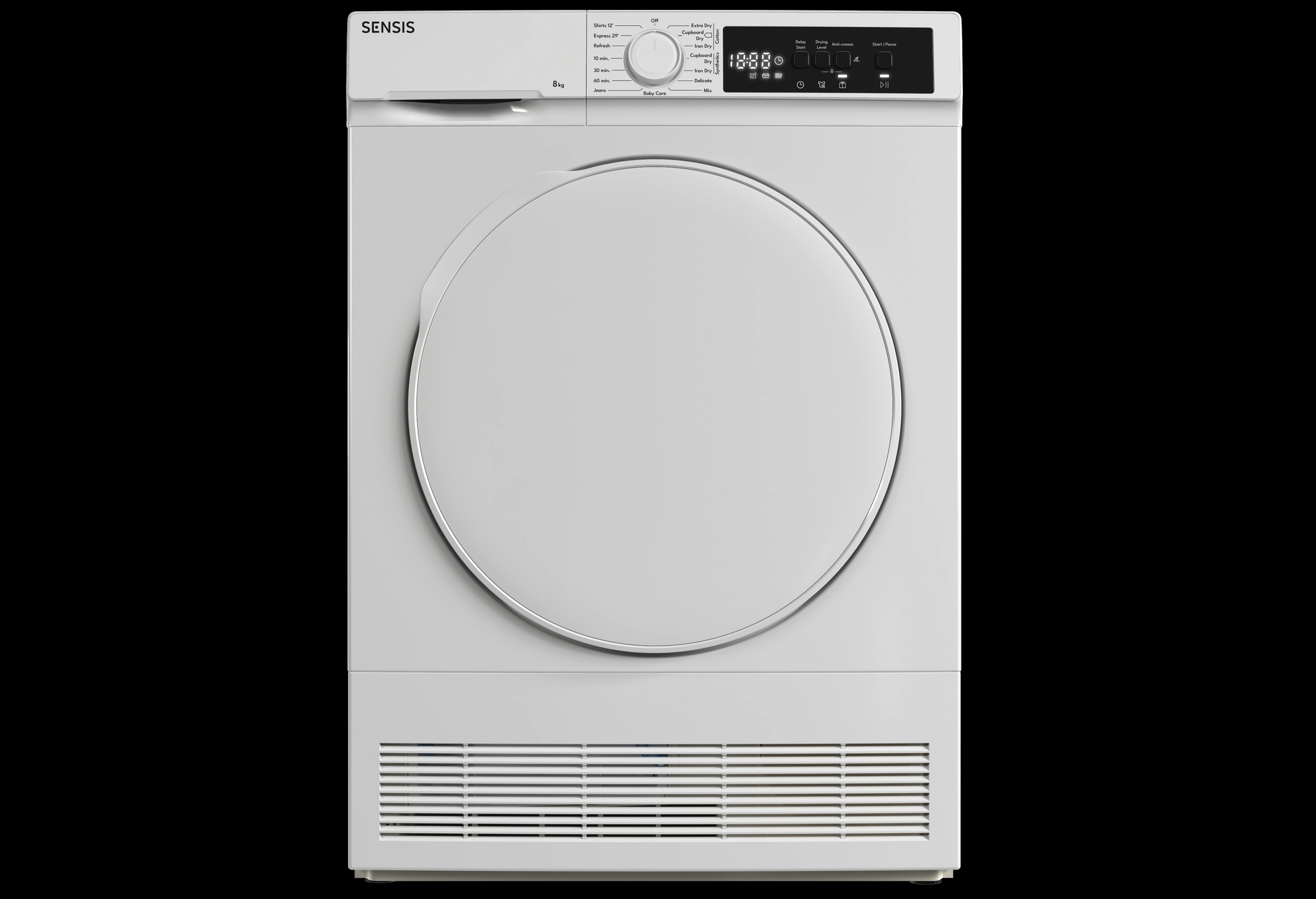 Sensis TDCF018BW 8kg Condenser Tumble Dryer - White