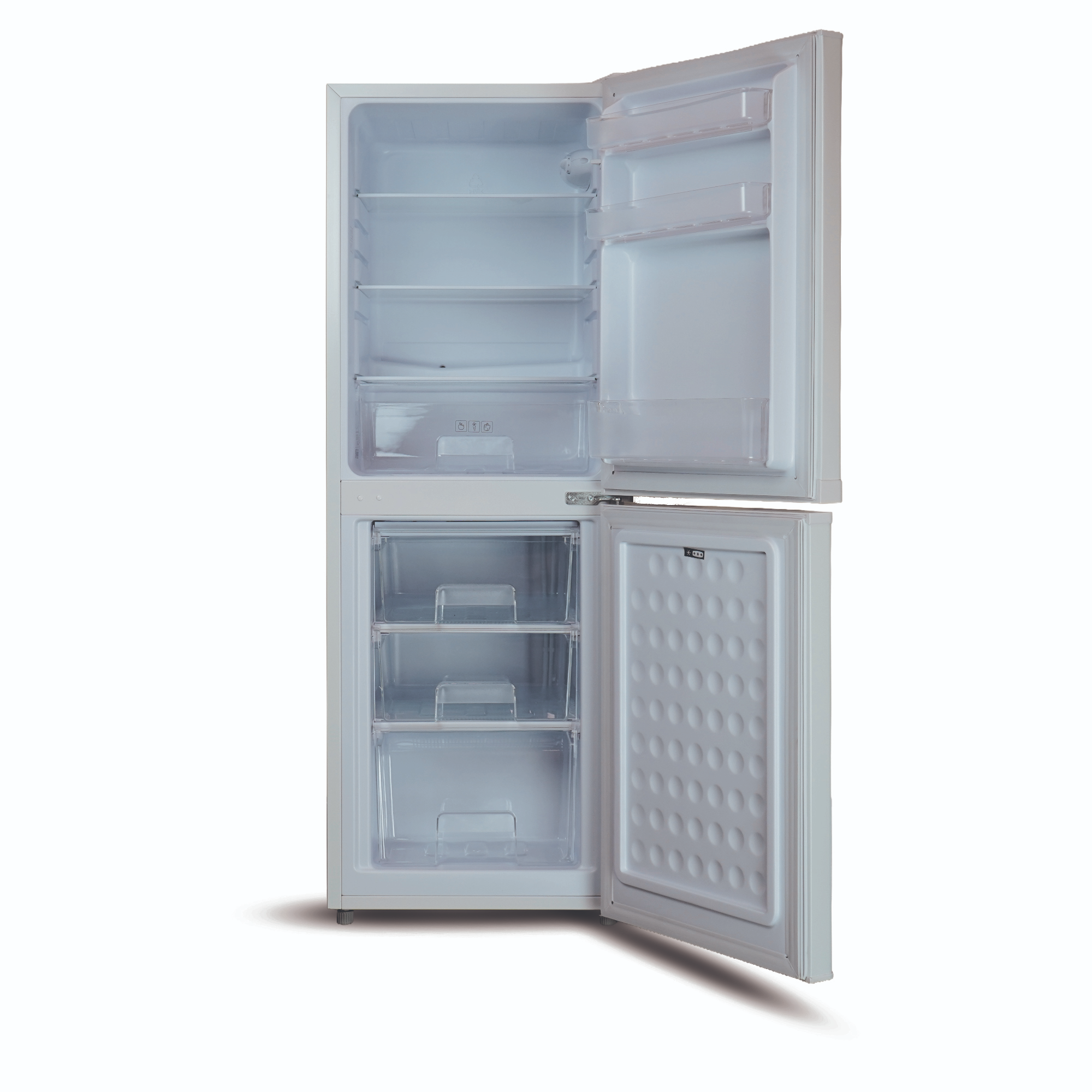 Montpellier MDAS136W Static Fridge Freezer in White