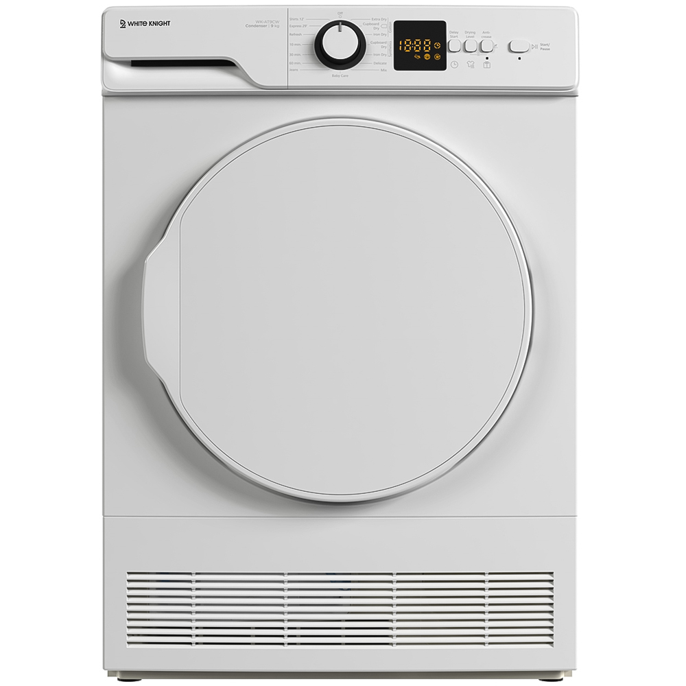 White Knight WK-AT9CW 9kg White Freestanding Tumble Dryer