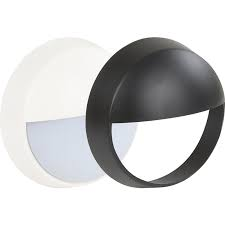 BG Decorative Round Eyelid 10W LED Bulkhead Black & White Bezels 