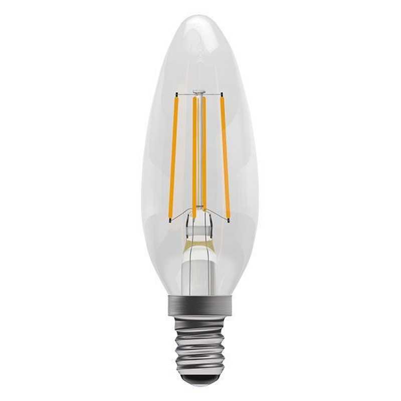 Bell 3.3w SES Filament Clear Candle Dimmable