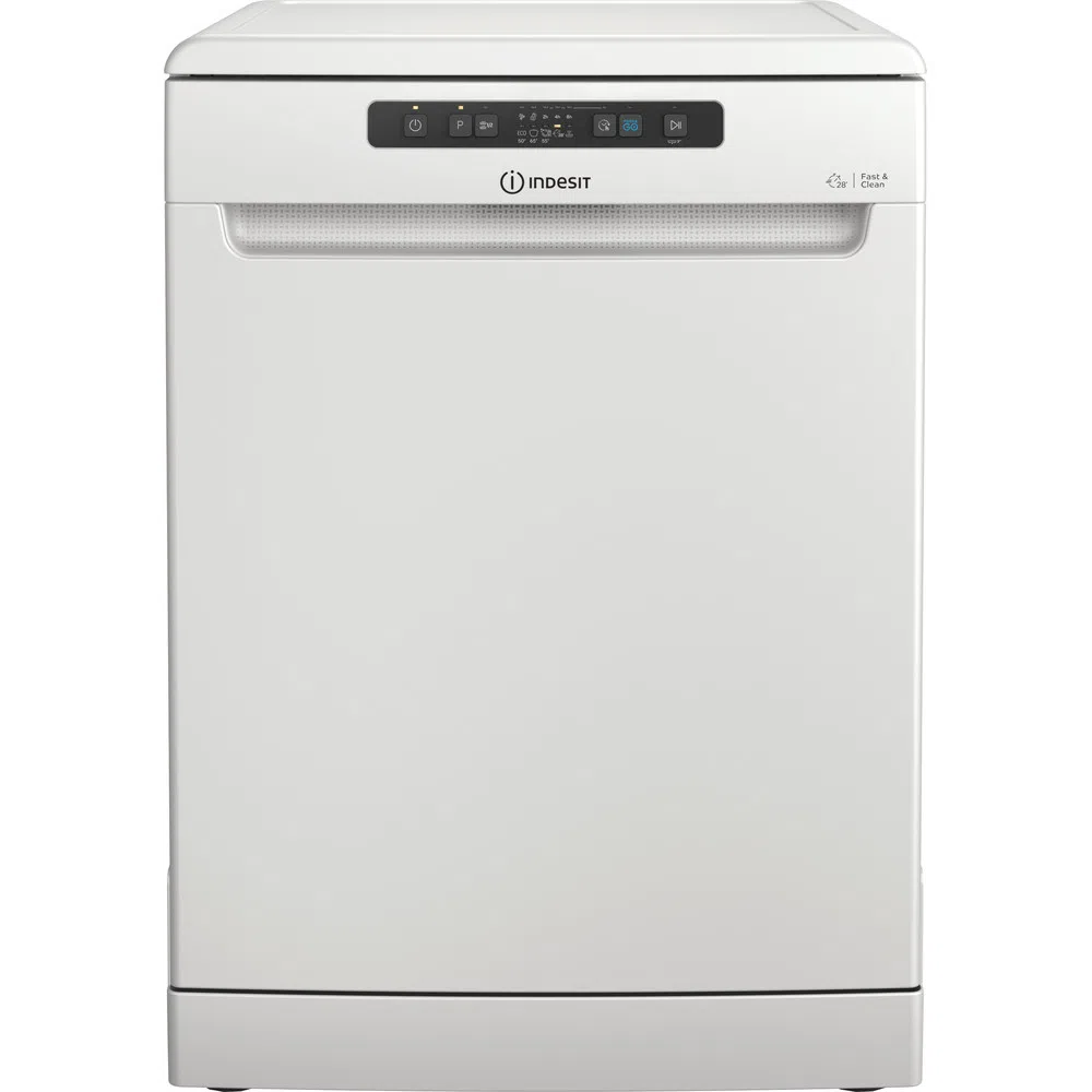 Indesit DFC2B+16SUK Standard Dishwasher 13Place in Silver - F Rated