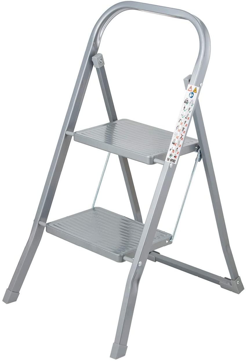 Our House Compact 2 Tread Step Ladder Steel 