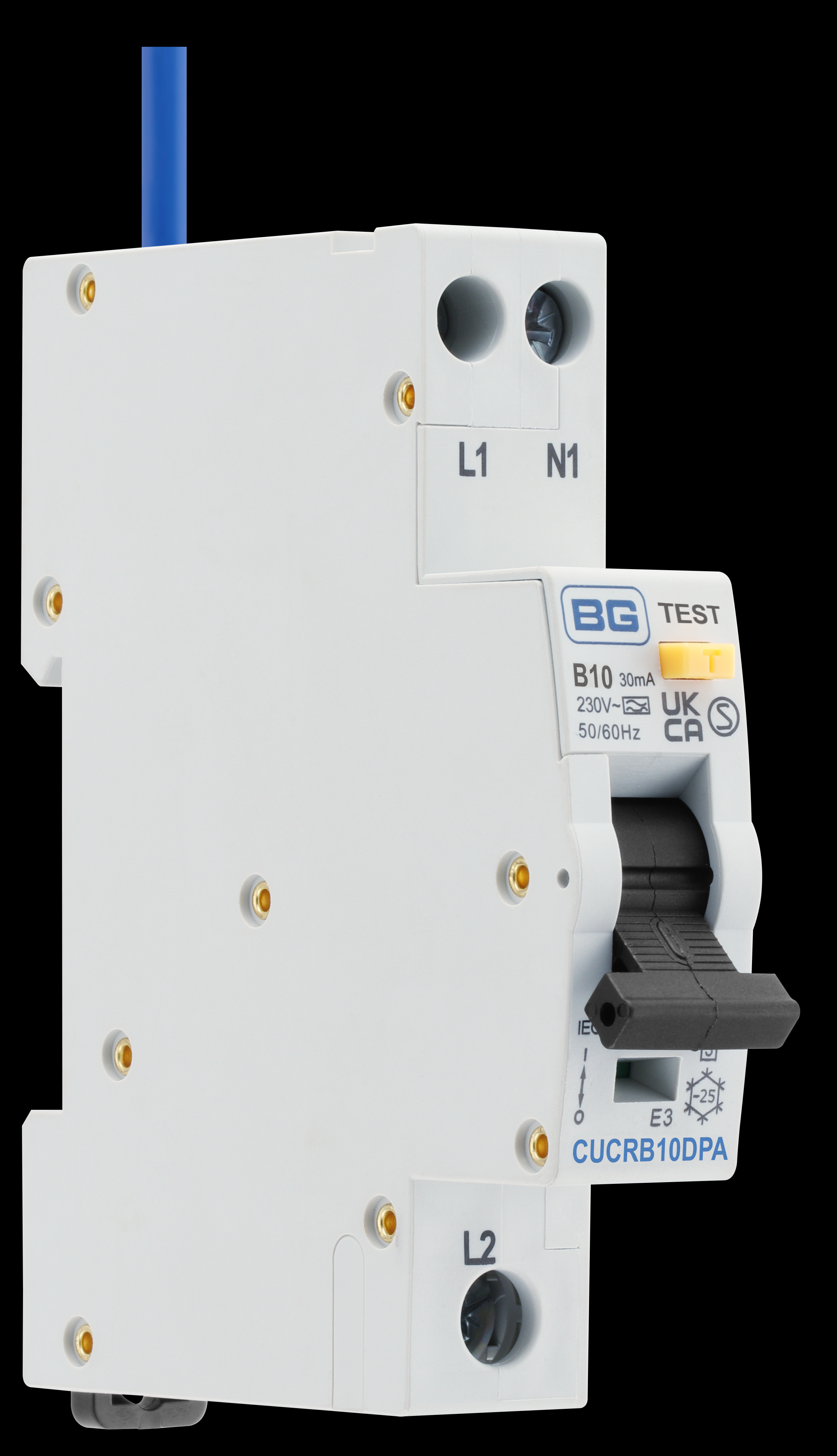 BG Mini RCBO Double Pole 10a 30mA Type A, 