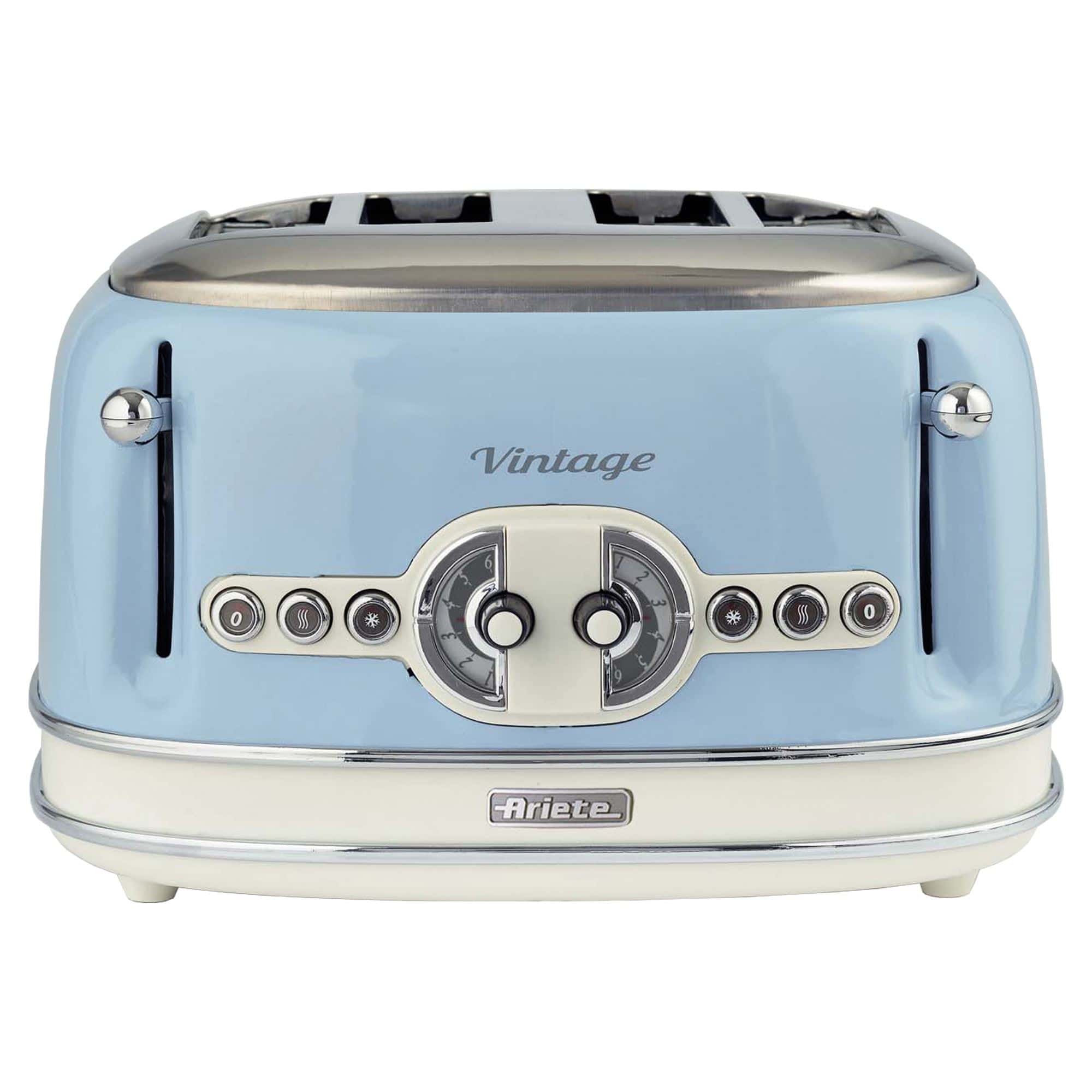 Ariete AR5605 Vintage 4-Slice Toaster - Blue
