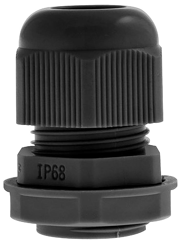 Q-Crimp 16mm Nylon Gland Black (each)