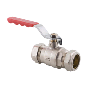 Lever Ball Valve 15mm RED 