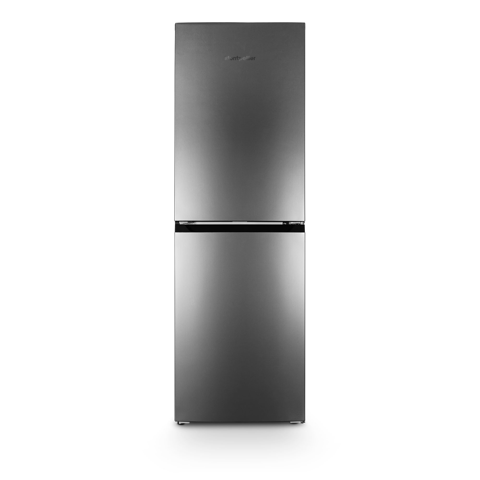 Montpellier MNF167ES 50/50 No Frost Fridge Freezer in Silver 167cm 