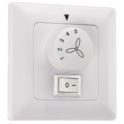 Jeani Fan Wall Control c/w Switch