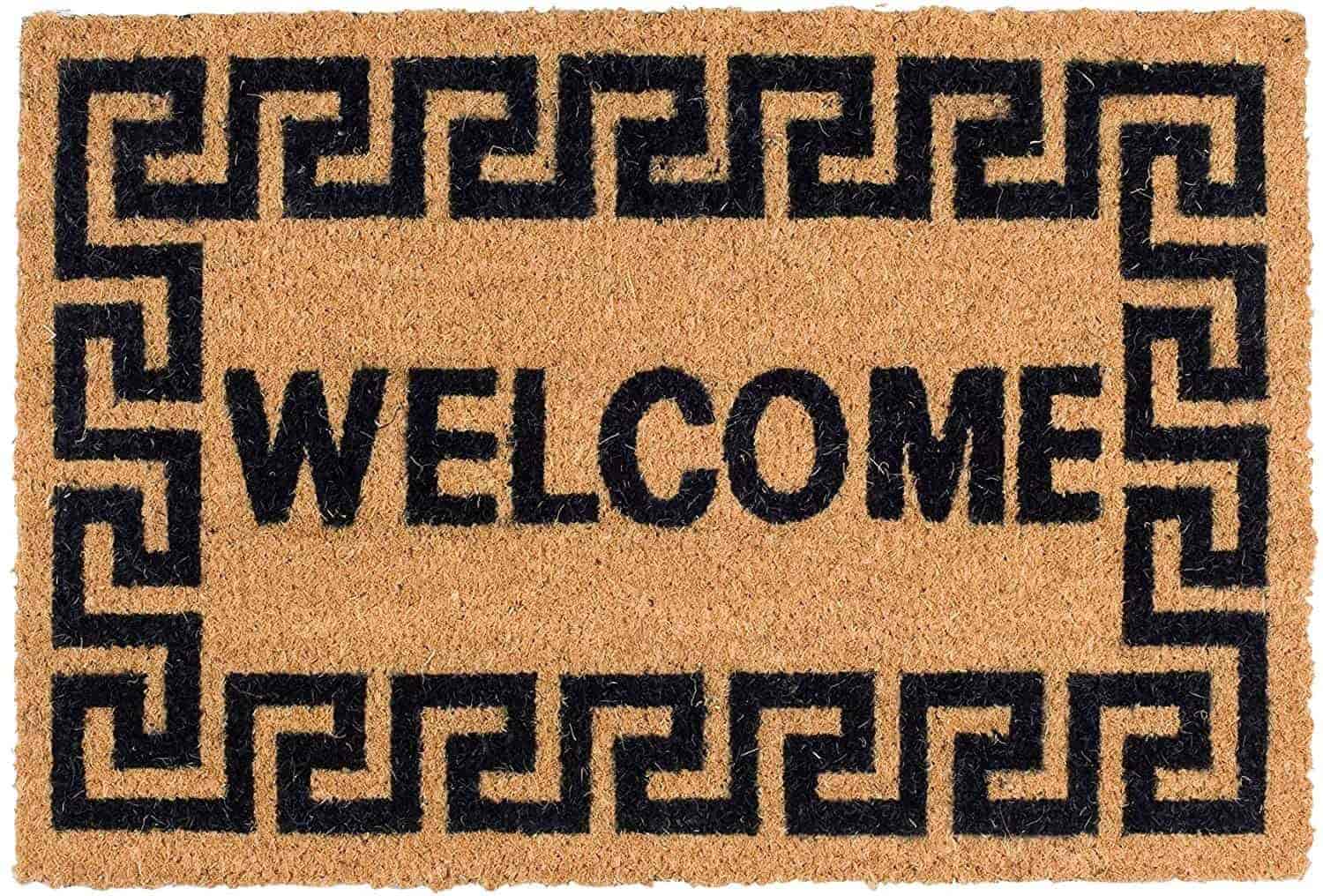 Dandy Kentwell PVC Backed Coir Message Indoor/Outdoor Mats 60 x 40cm Welcome/Swirls