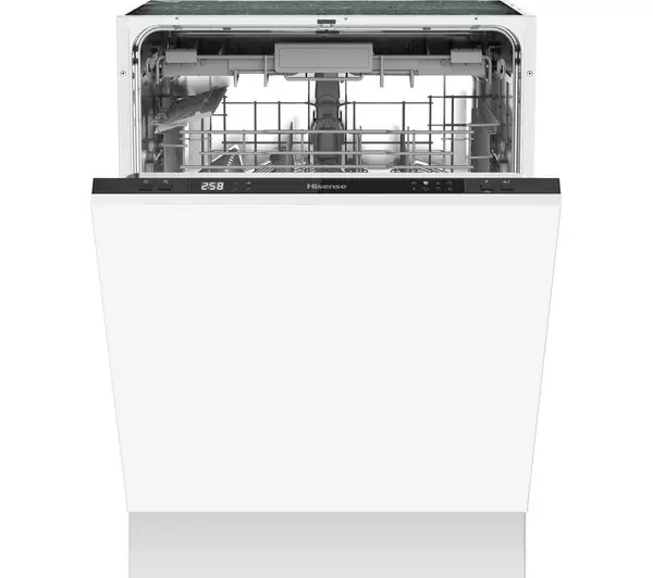 Hisense HV603D40UK 14 Place Settings Fully Integrated Dishwasher c/w Cutlery Drawer