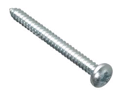 Forgefix 2" x 10 Self Tapping Screw (Pack of 8) Zinc Plated 