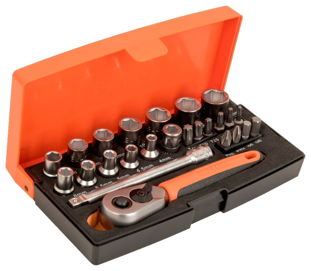 Bahco SL25 Socket Set 25Pc 