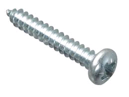 Forgefix 1" x 8 Self Tapping Screw (Pack of 25) Zinc Plated 
