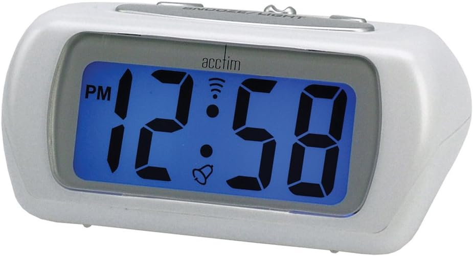 Acctim Auric LCD Digital Alarm Clock Superbrite