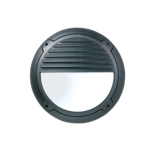 ASD Mini Horizon Black Louvre LED600 c/w Photocell 