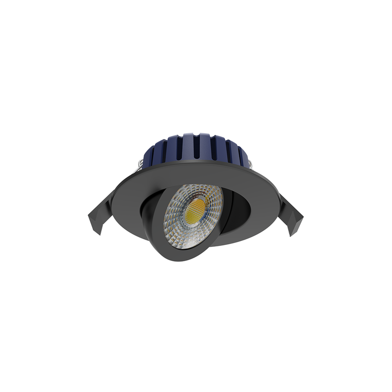 ELD Spey2 Black 7w CCT Tiltable Downlight 