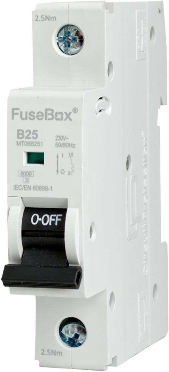 Fusebox 25A "B" Curve MCB