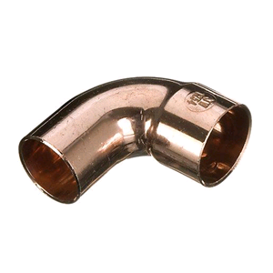 Copper 28mm Short Tail Street Elbows Endfeed 