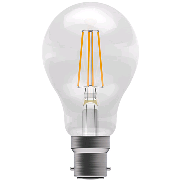 Bell 4W BC LED Coloured Filament GLS Amber 