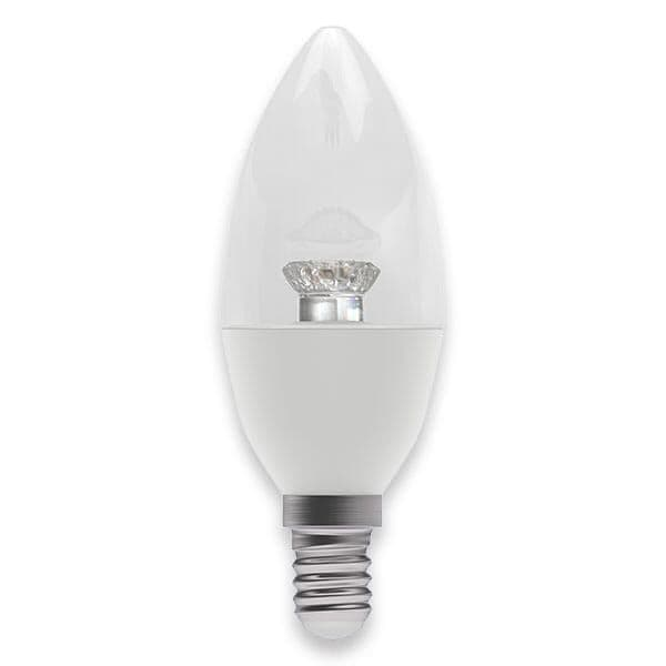 Bell 3.9w SES LED 2700K Clear Candle Lamp Warm White 