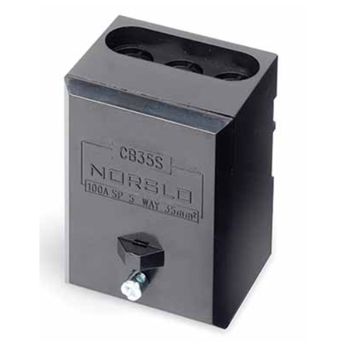 Niglon 100A Single Pole Connector Box (5 x 35mm) 