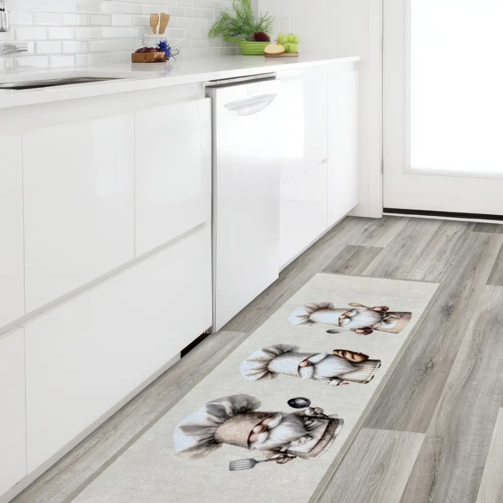 Likewise Knightsbridge Chef Gonks Runner Beige 150 x 50cm