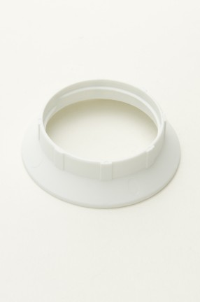 Jeani Plastic Shade Ring White