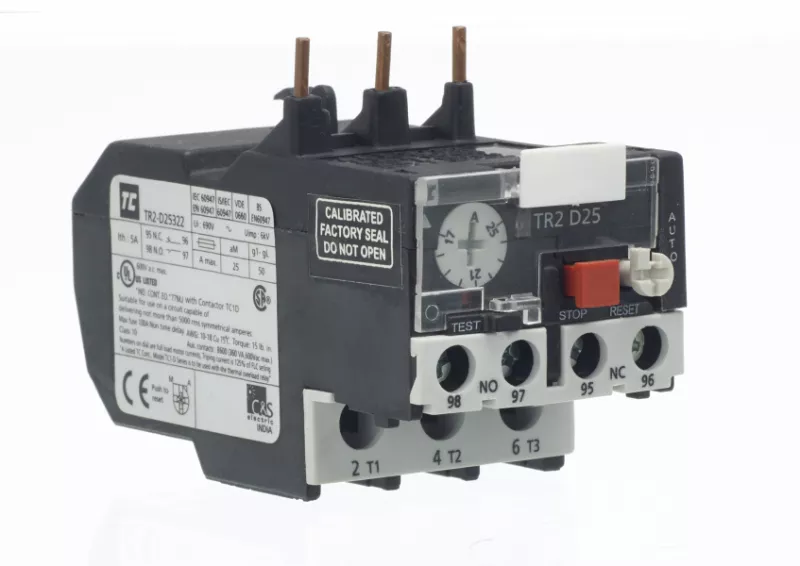 Overload protector 5.5 - 8A for use with D09 - D38 Contactors