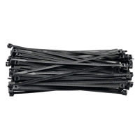 Niglon Cable Ties 200 x 4.8mm 9" Black (Pack of 100) CT3B