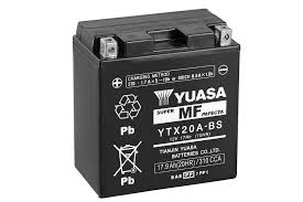 Yuasa Motorcycle Battery 12V 17Ah  YTX20A-BS