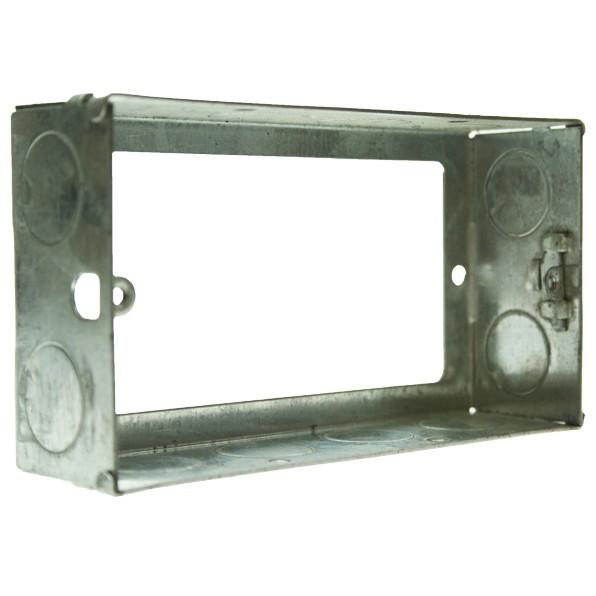 Knock Extension Metal Box 2gang 35mm 