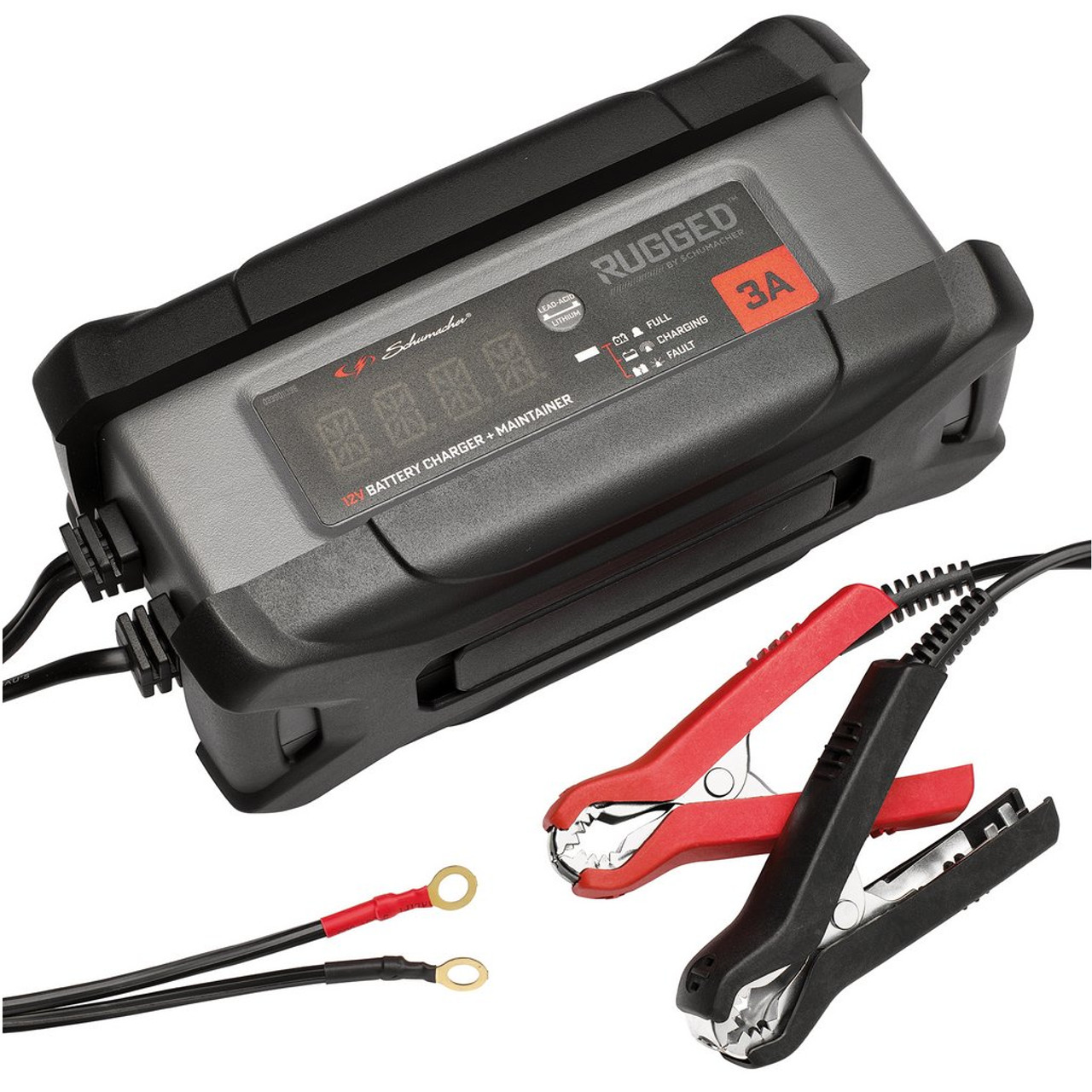 Draper Schumacher SPX458 Rugged 12v 3A Battery Charger & Maintainer