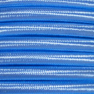 Cable 3 Core Over Braided Round 0.75mm Sky Blue 