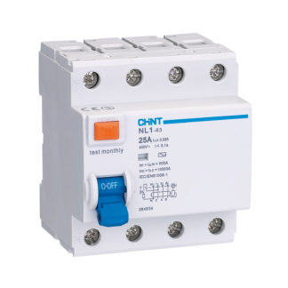 Chint 4Pole RCD 63a 30mA Type A