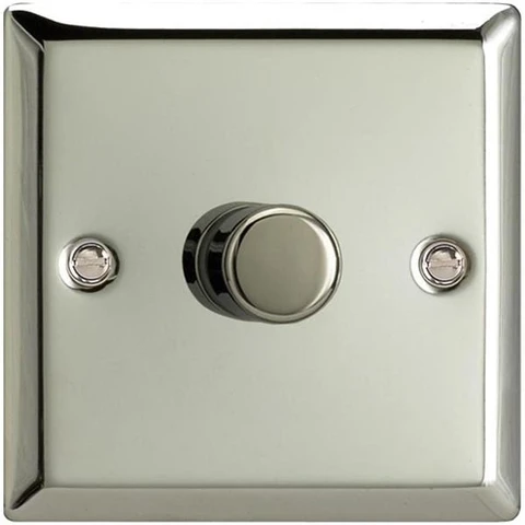 Varilght 1 Gang Mirror  Chrome Dimmer Switch 400W