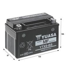 Yuasa Motorcycle Battery 12v 8Ah  YTX9-BS