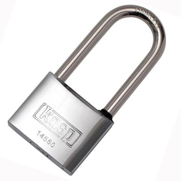 Kasp Marine Padlock Long Shackle Single Blister Pack 50x63mm