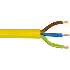 Artic Yellow Flex 4.0mm 3Core (per mtr) 