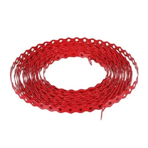 Deligo All Round Band 12mm Wide 7mm Hole RED (per 10mtr) 