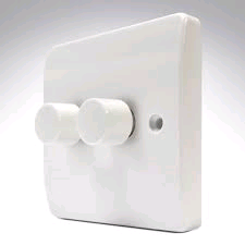 Mk Logic Plus 2Gang 2Way Dimmer 