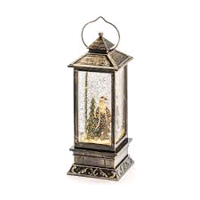 KONST SMIDE Water Filled Lantern Santa Battery Operated c/w LED Light 