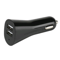 Vivanco Universal USB Car Charger Dual Socket 