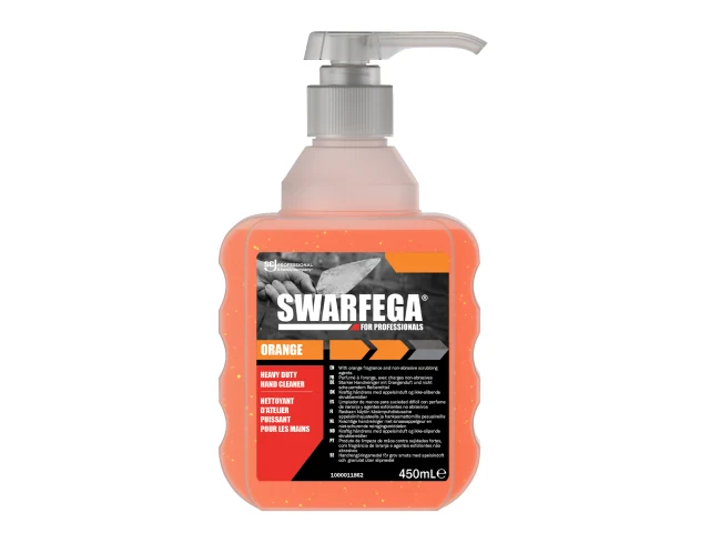 Swarfega Orange Hand Cleaner 450g Pump Top Bottle