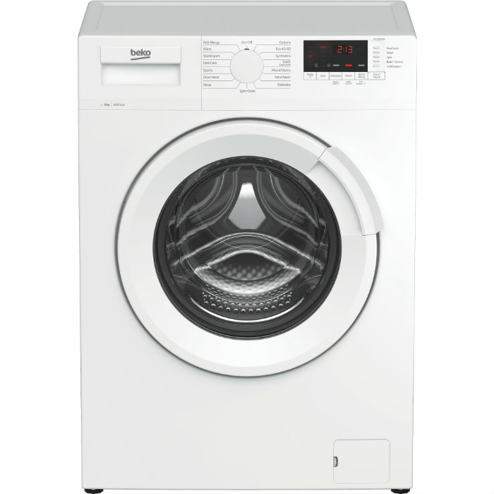 Beko WTL84141W Washing Machine 8kg 1400 Spin Speed A+++ 