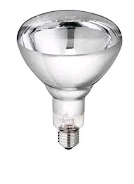 Crompton 250ES Infra Red Clear Lamp 
