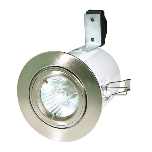Robus LV Fire Rated Downlight Brushed Chrome Multipack 