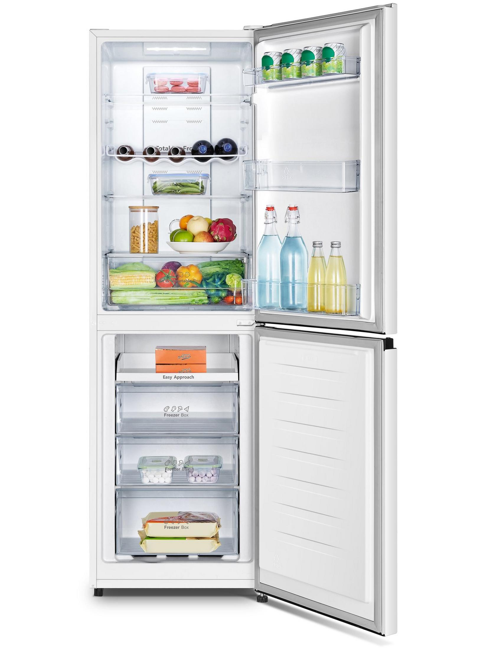 Hisense RB327N4BWE Fridge Freezer Total No Frost  H182 W55 D56 171 litre fridge/85 litre freezer