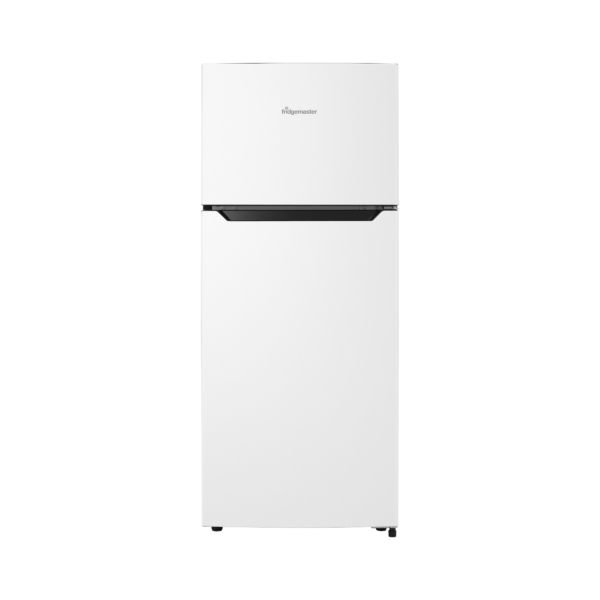 Fridgemaster MTM48120E 117cm High 80/20 Small Fridge Freezer Top Mount - White - E Rated