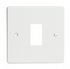 Varilight Premium 1Gang Gridplate White 